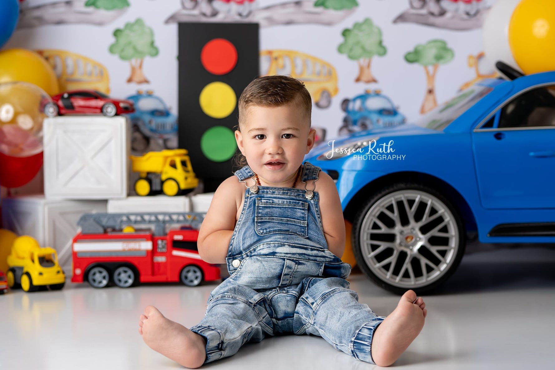 Car Town by Lilly Bear Studio Props sold by Lilly Bear Studio Props, blue car - car - car town - Fabric - kids cars - r