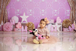 Bowtique Party - Lilly Bear Studio Props, bowtique, Fabric, minnie, minnie mouse, minnie mouse balloon garland, minnie mouse bow, minnie mouse garden, minnie's bowtique, pink minnie, Wrinkle Free Fabric