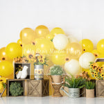 Cascading Sunflowers - Lilly Bear Studio Props, FABRICS, farm, fence, floral, lanterns, spring, sunflower, sunflower farm