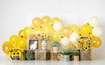 Cascading Sunflowers - Lilly Bear Studio Props, FABRICS, farm, fence, floral, lanterns, spring, sunflower, sunflower farm