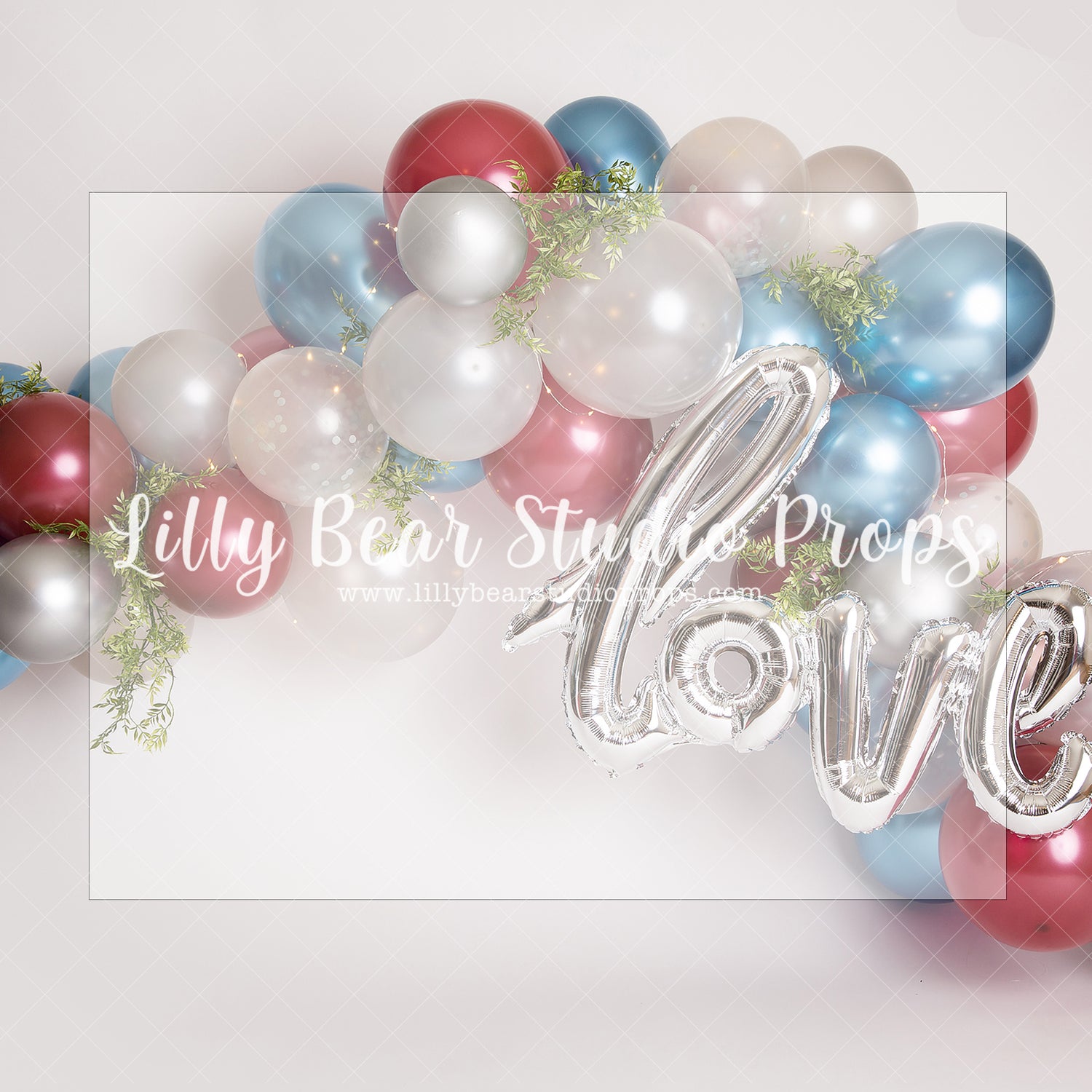 CELEBRATING LOVE - Lilly Bear Studio Props, balloons, balloons and flowers, blue metallic and white balloons, boy, clear balloons, clouds, clouds and stars, FABRICS, flower balloons, girl, girl balloons, gold balloons, heart, love balloon, metallic balloons, metallic gold balloons, metallic pink balloons, pink clouds, valentine