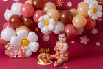 Groovy One by Celebrate Photography - Lilly Bear Studio Props, 60s, daisy, daisy balloons, daisy floral, daisy floral garland, daisy flowers, daisy garland, flower child, groovy, groovy man, groovy one, hippie, peace, peace and love, peace love, peace symbol