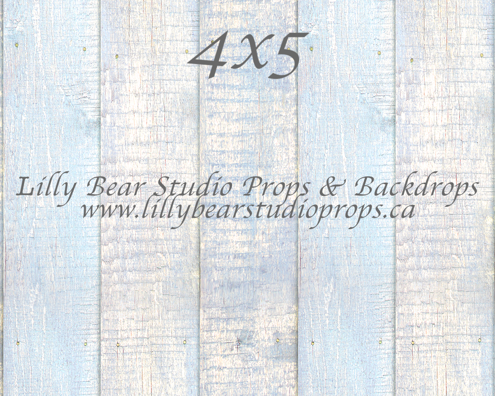 Chalk Blue Vertical Wood Planks Neoprene - Lilly Bear Studio Props, barn, barn wood, blue, chalk wood, dark wood, fabric, FLOORS, LB Pro, mat, poly, pro floor, pro floordrop, rustic wood, vinyl, wood