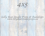 Chalk Blue Vertical Wood Planks Floor - Lilly Bear Studio Props, FABRICS, FLOORS, mat floors