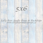 Chalk Blue Vertical Wood Planks Floor - Lilly Bear Studio Props, FABRICS, FLOORS, mat floors