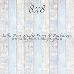 Chalk Blue Vertical Wood Planks Floor - Lilly Bear Studio Props, FABRICS, FLOORS, mat floors