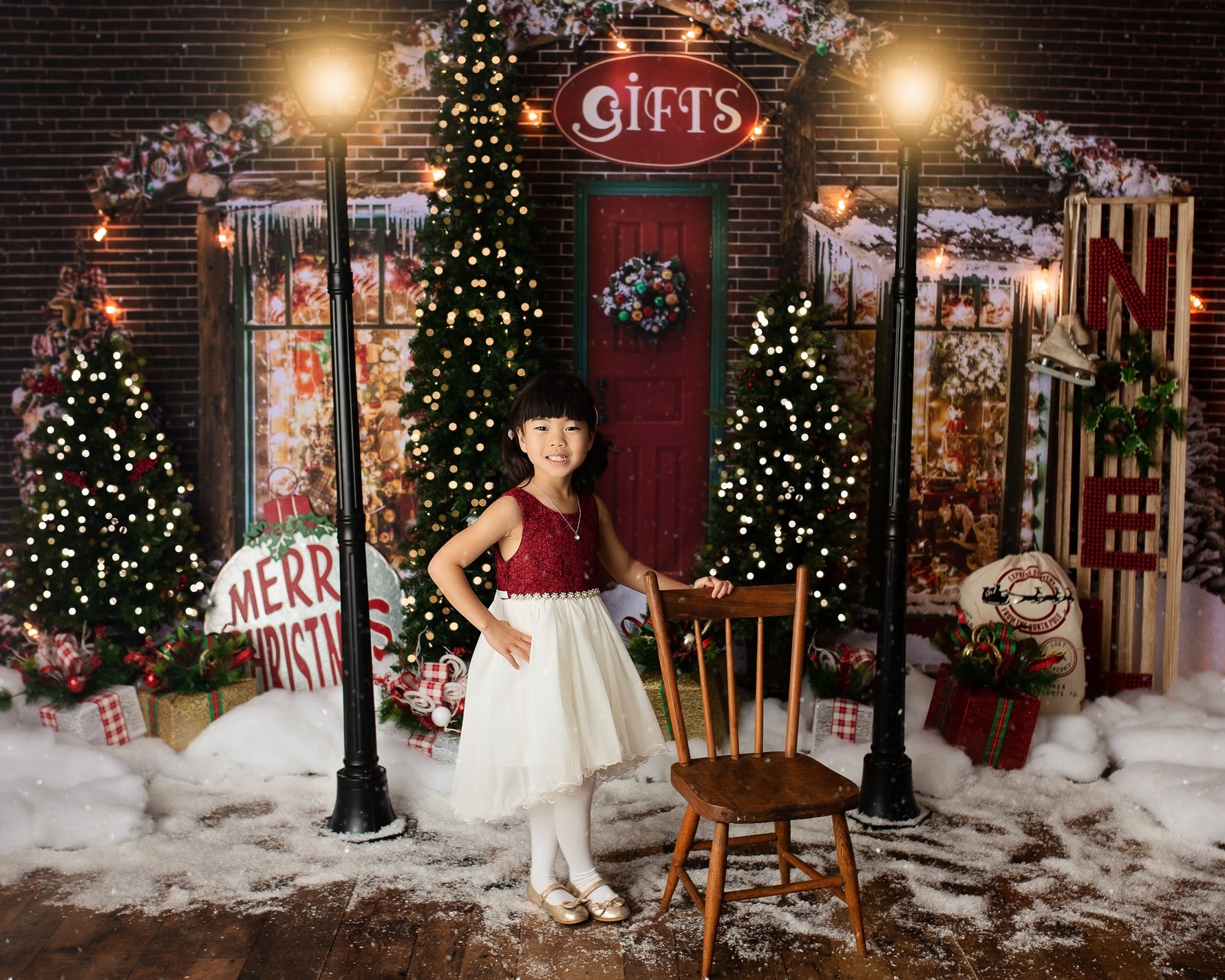 Christmas Gifts by Lilly Bear Studio Props sold by Lilly Bear Studio Props, candles - christmas - christmas fireplace
