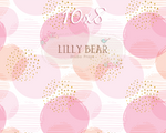 Charmed by Lilly Bear Studio Props sold by Lilly Bear Studio Props, circles - dots - Fabric - FABRICS - girl - lines