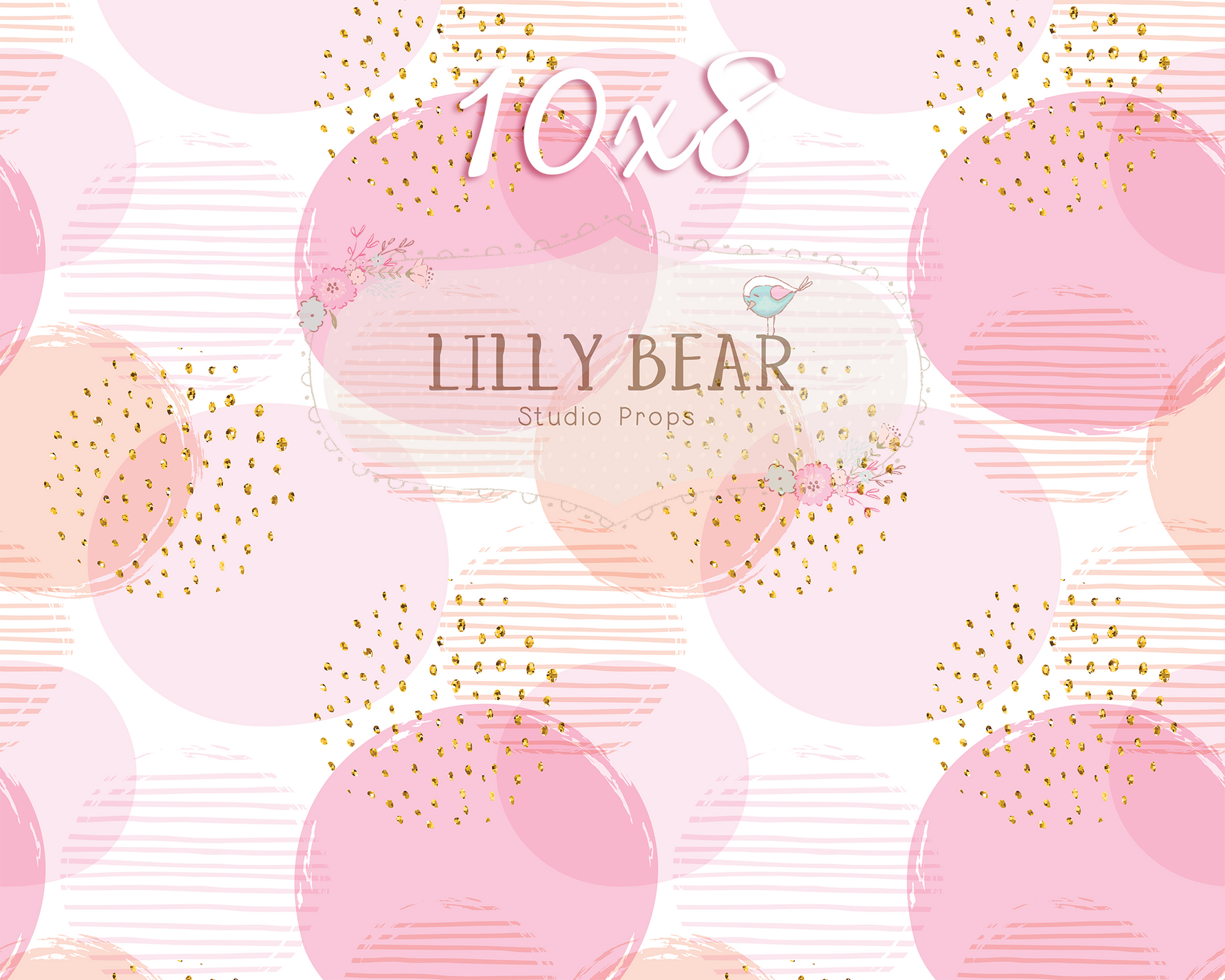 Charmed by Lilly Bear Studio Props sold by Lilly Bear Studio Props, circles - dots - Fabric - FABRICS - girl - lines