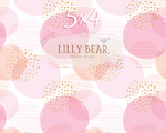 Charmed by Lilly Bear Studio Props sold by Lilly Bear Studio Props, circles - dots - Fabric - FABRICS - girl - lines