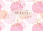 Charmed by Lilly Bear Studio Props sold by Lilly Bear Studio Props, circles - dots - Fabric - FABRICS - girl - lines