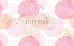 Charmed by Lilly Bear Studio Props sold by Lilly Bear Studio Props, circles - dots - Fabric - FABRICS - girl - lines