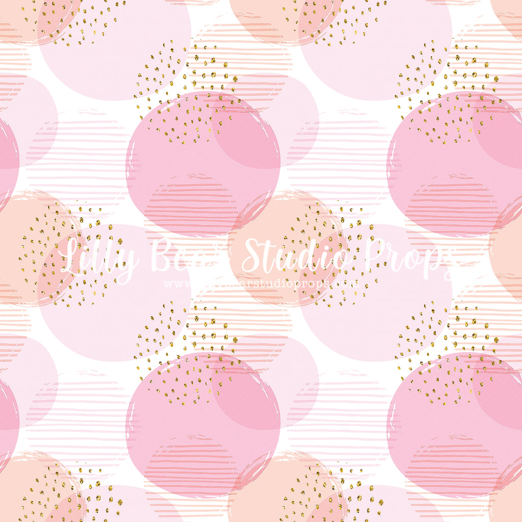Charmed by Lilly Bear Studio Props sold by Lilly Bear Studio Props, circles - dots - Fabric - FABRICS - girl - lines