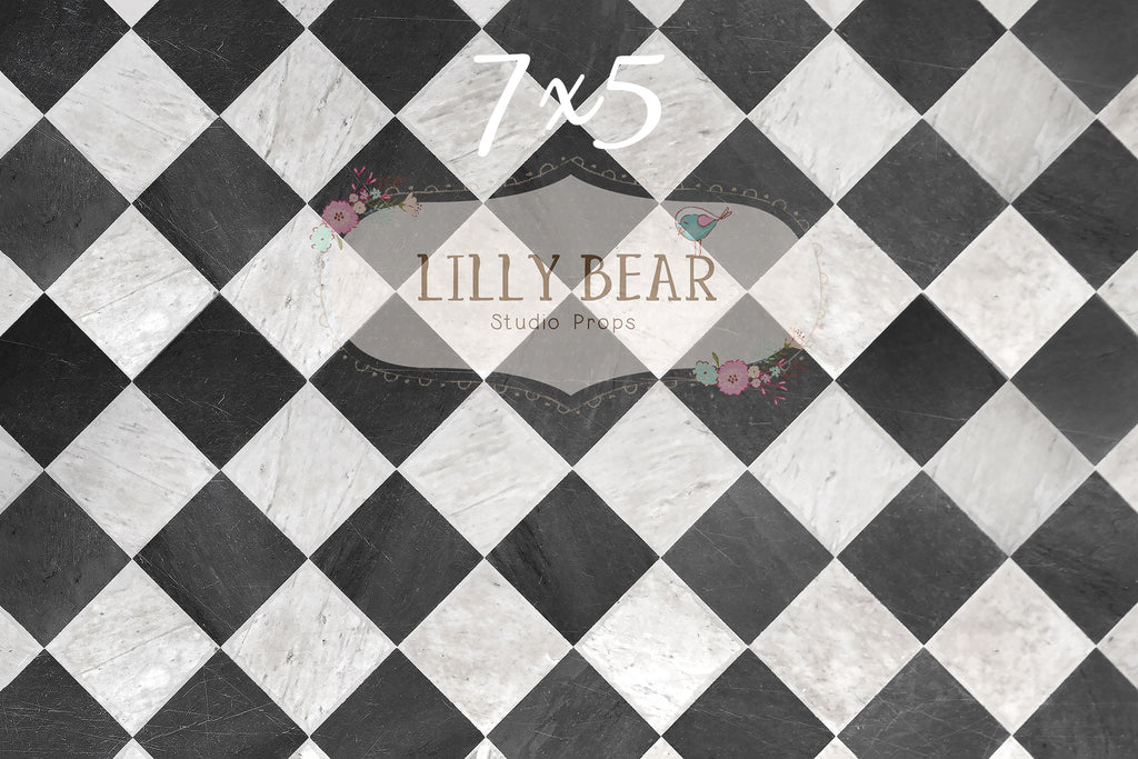 Checkerboard Floor - Lilly Bear Studio Props, FABRICS, FLOORS, mat floors