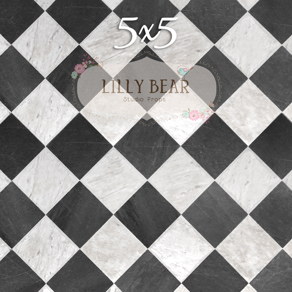 Checkerboard Neoprene - Lilly Bear Studio Props, alice in wonderland, checkerboard, checkerboard floor, diner, fabric, FABRICS, FLOORS, LB Pro, LB Pro Floor, lb-pro-floor foldable floor, mat, mat floors, poly, pro floor, pro floordrop, retro, vintage, vinyl