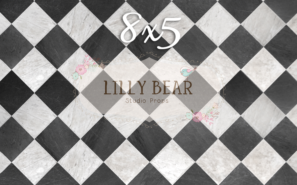 Checkerboard LB Pro Floor by Lilly Bear Studio Props sold by Lilly Bear Studio Props, alice in wonderland - checkerboar