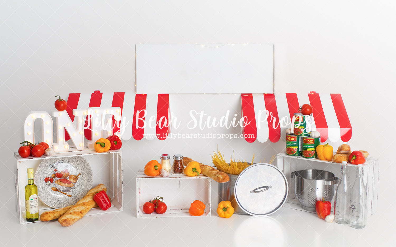 Chef's Plate - Lilly Bear Studio Props, bread, bread basket, chef, chef bread, chef cook, chef pasta, chef restaurant, chefs plate, cook, cooking, Fabric, pans, pasta, pasta sauce, peppers, plates, pots, restaurant, Wrinkle Free Fabric