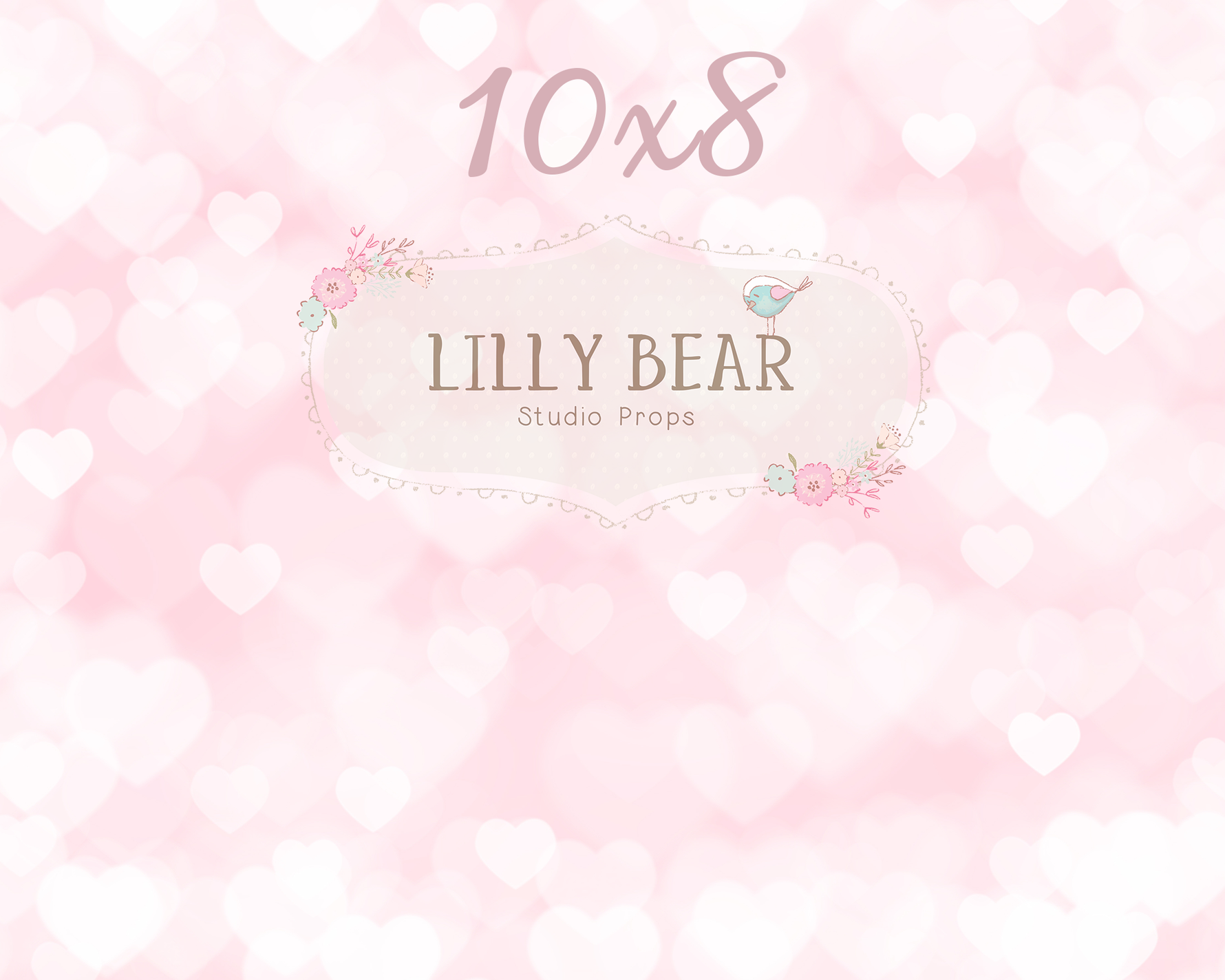 Cherished by Lilly Bear Studio Props sold by Lilly Bear Studio Props, Fabric - FABRICS - heart pattern - hearts - love