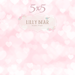Cherished by Lilly Bear Studio Props sold by Lilly Bear Studio Props, Fabric - FABRICS - heart pattern - hearts - love