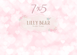 Cherished by Lilly Bear Studio Props sold by Lilly Bear Studio Props, Fabric - FABRICS - heart pattern - hearts - love