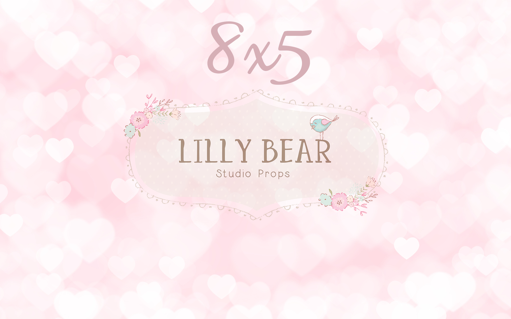 Cherished by Lilly Bear Studio Props sold by Lilly Bear Studio Props, Fabric - FABRICS - heart pattern - hearts - love