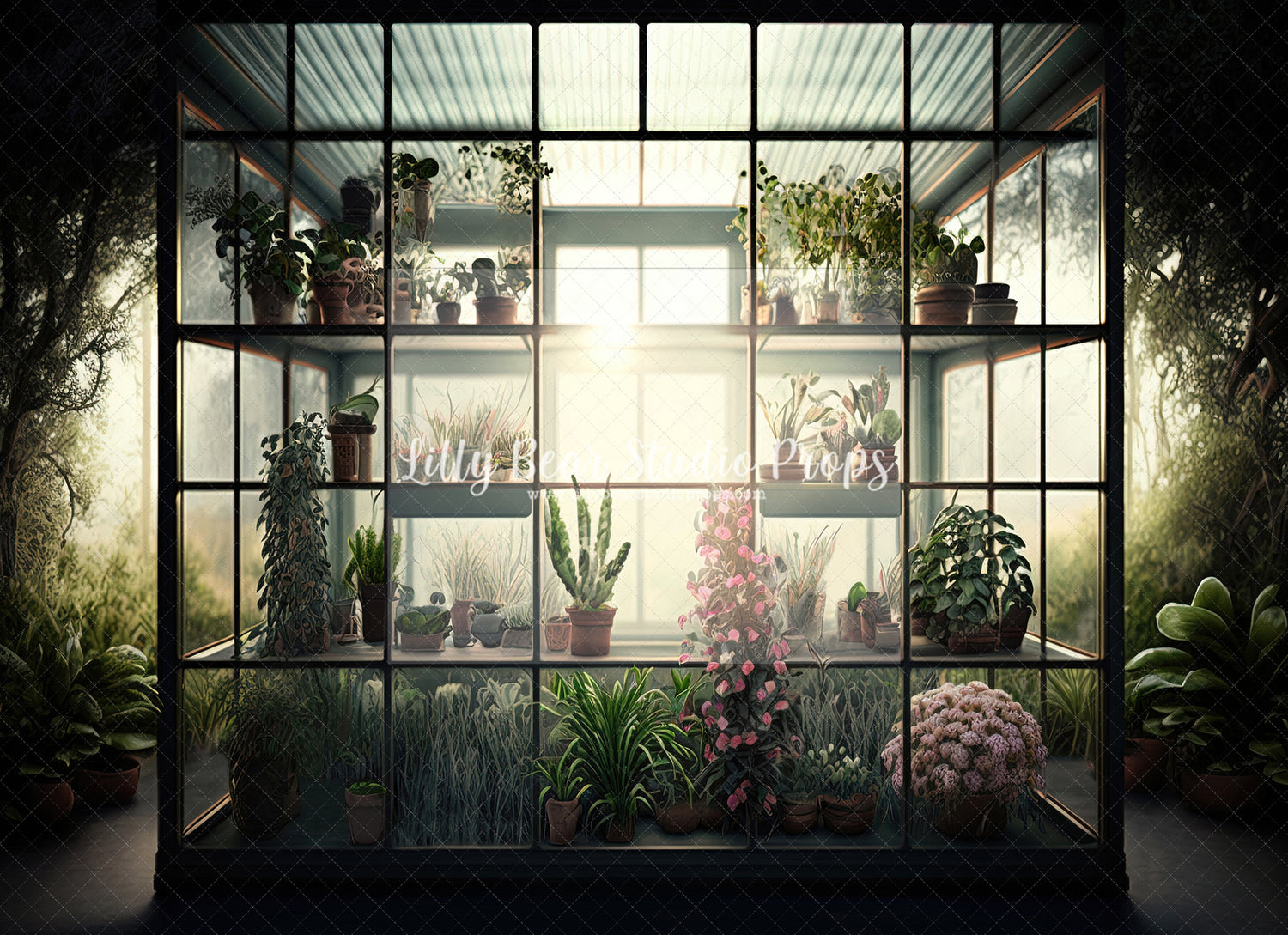 Glass Shelf Greenhouse