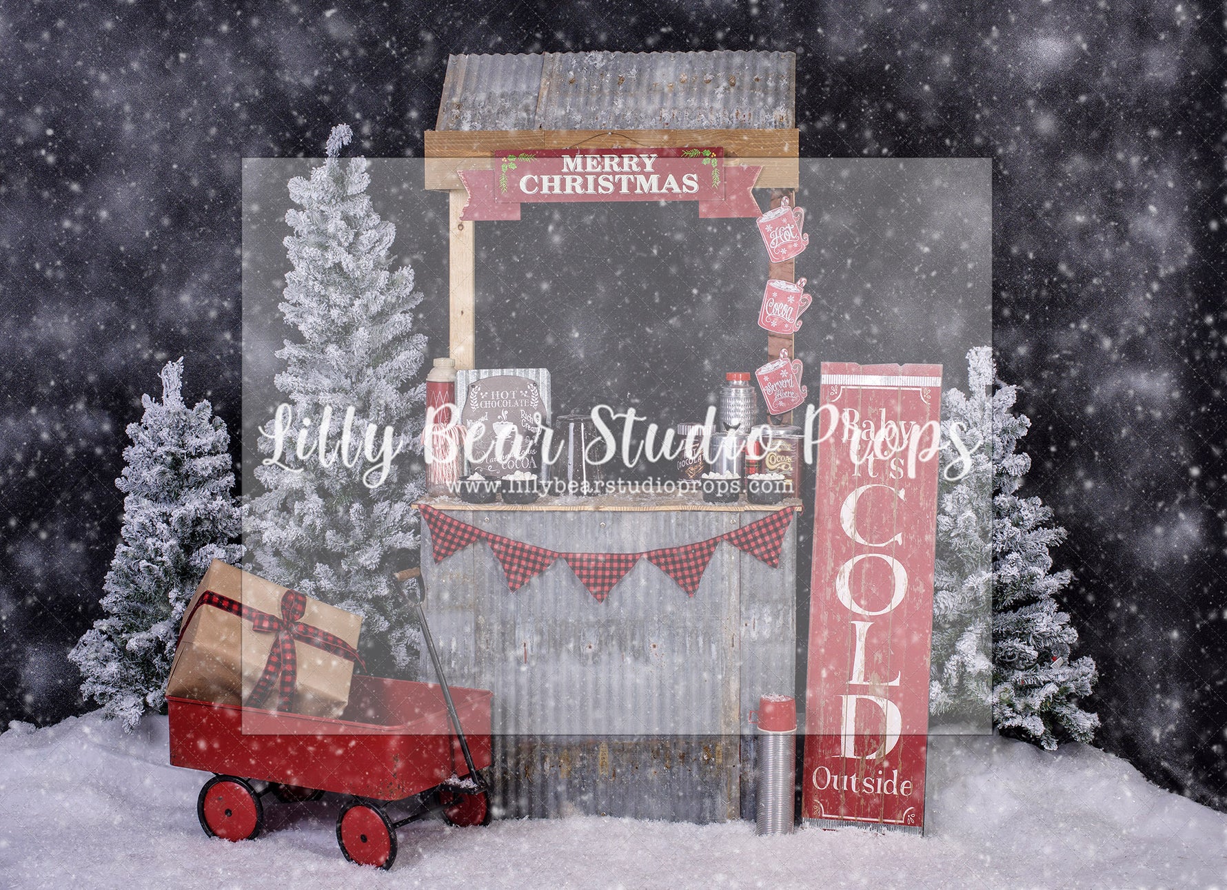 Chilly Cocoa - Lilly Bear Studio Props, christmas, Cozy, Decorated, Festive, Giving, Holiday, Holy, Hopeful, Joyful, Merry, Peaceful, Peacful, Red & Green, Seasonal, Winter, Xmas, Yuletide