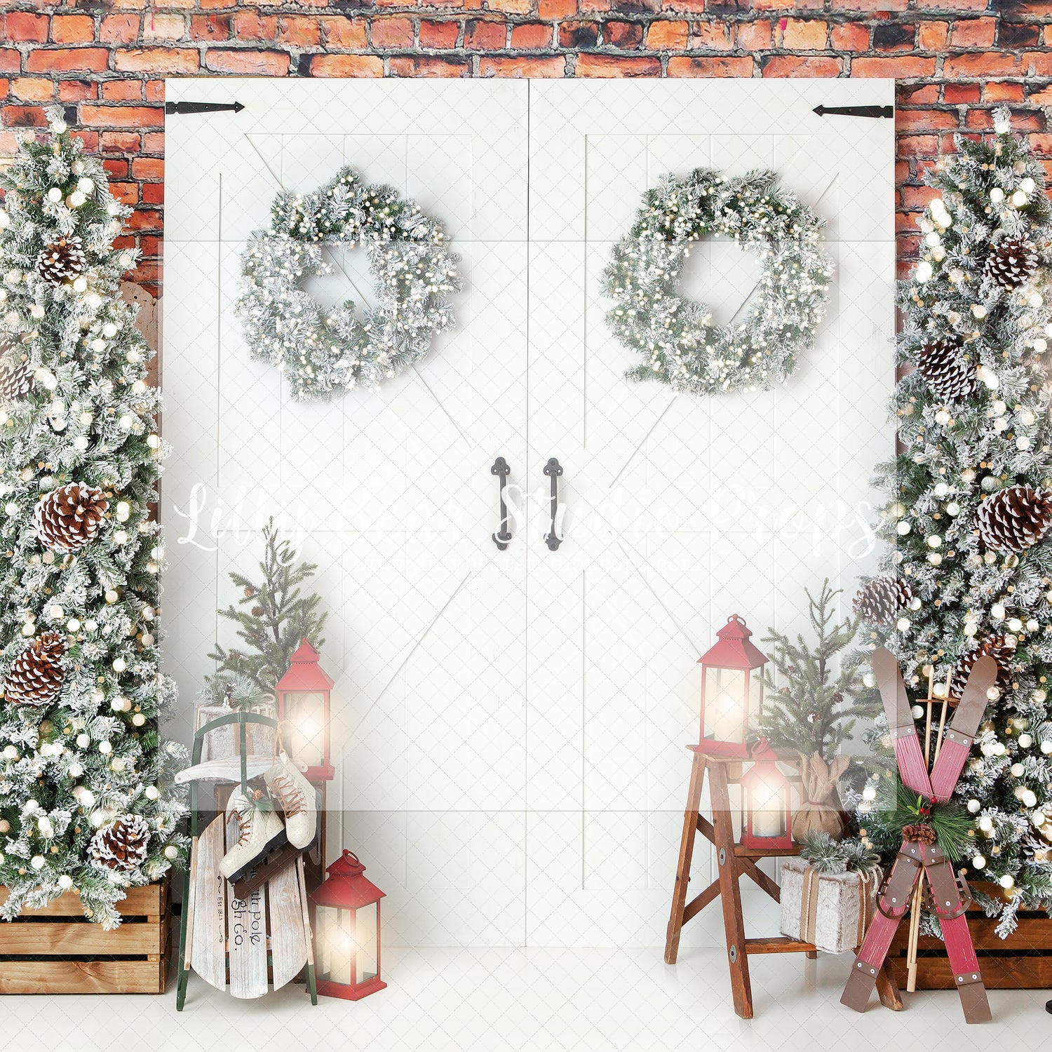 Christmas At Pemberley Manor - Lilly Bear Studio Props, christmas, Cozy, Decorated, Festive, Giving, Holiday, Holy, Hopeful, Joyful, Merry, Peaceful, Peacful, Red & Green, Seasonal, Winter, Xmas, Yuletide