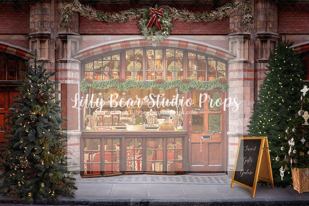 Christmas Bakery - Lilly Bear Studio Props, christmas, Cozy, Decorated, Festive, Giving, Holiday, Holy, Hopeful, Joyful, Merry, Peaceful, Peacful, Red & Green, Seasonal, Winter, Xmas, Yuletide