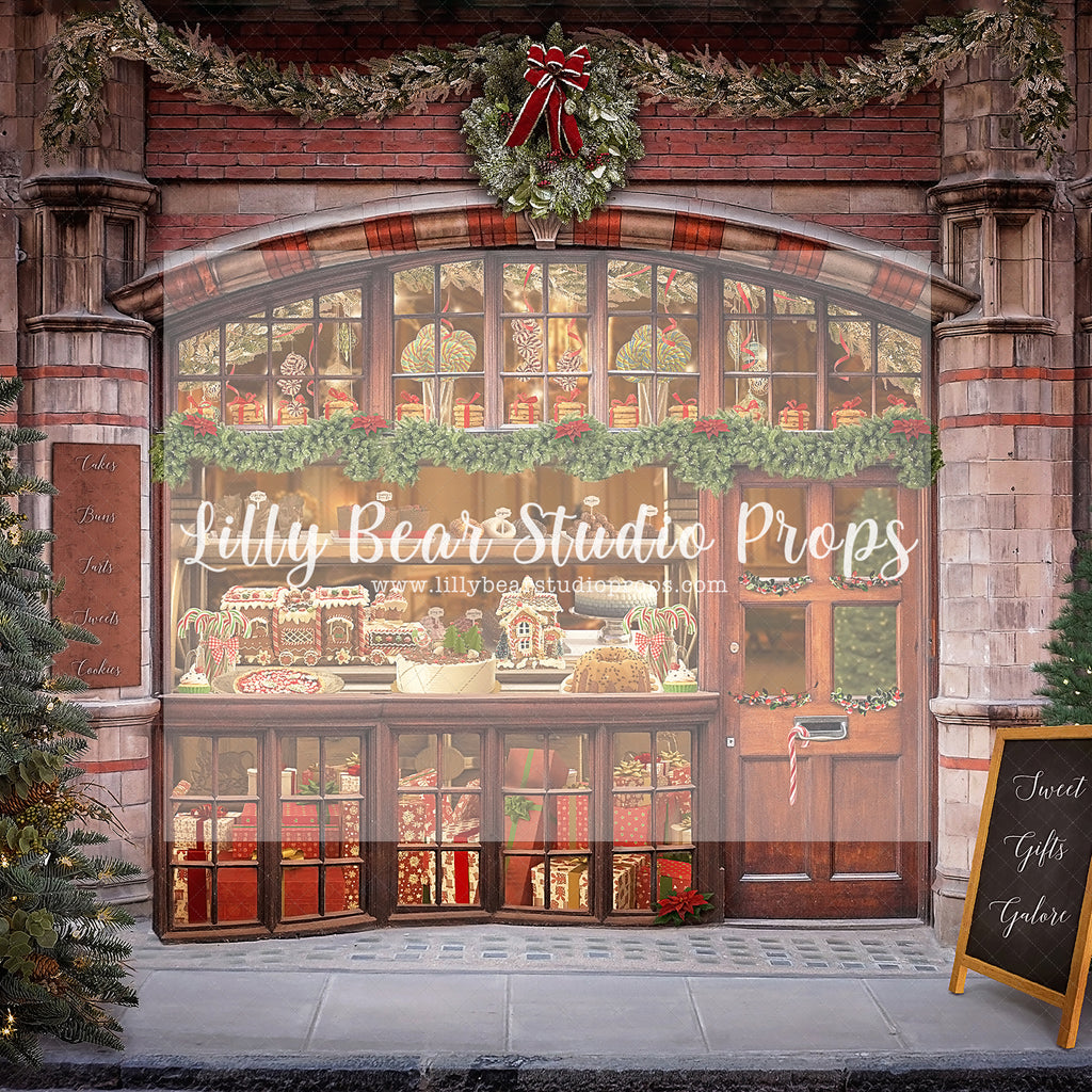 Christmas Bakery - Lilly Bear Studio Props, christmas, Cozy, Decorated, Festive, Giving, Holiday, Holy, Hopeful, Joyful, Merry, Peaceful, Peacful, Red & Green, Seasonal, Winter, Xmas, Yuletide