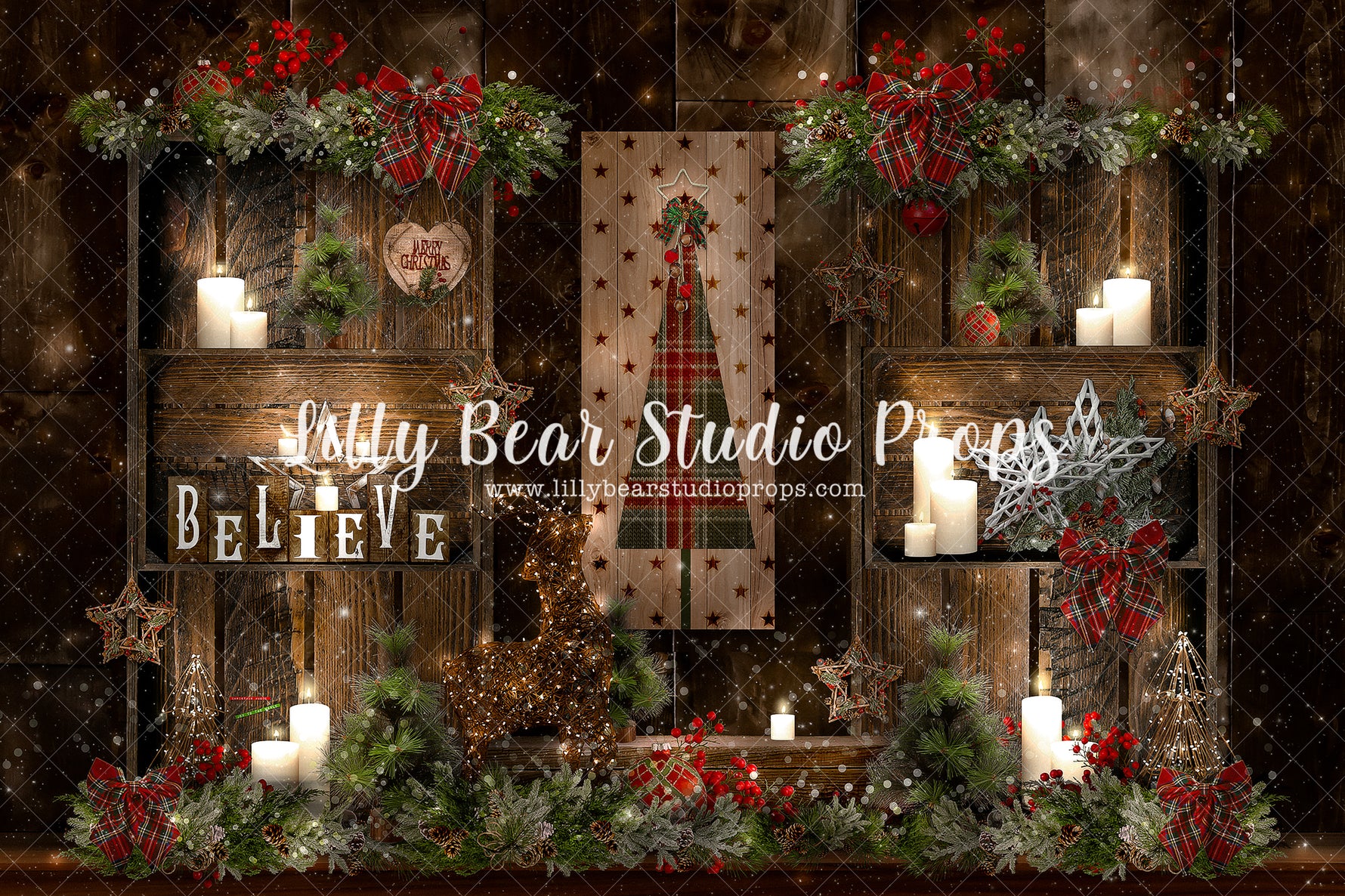 Christmas Candle Crates - Lilly Bear Studio Props, animals, autumn forest, dark forest, enchanted forest, Fabric, FABRICS, forest, forest animals, forest entry, forest floor, forest friends, forest painting, fox, green forest, into the wild, lanterns, little wild one, misty forest, moon, moonlight, moonlight forest, night forest, nighttime, owl, pine forest, pine tree, pine tree forest, pine trees, wild, wild things, woodland forest, Wrinkle Free Fabric