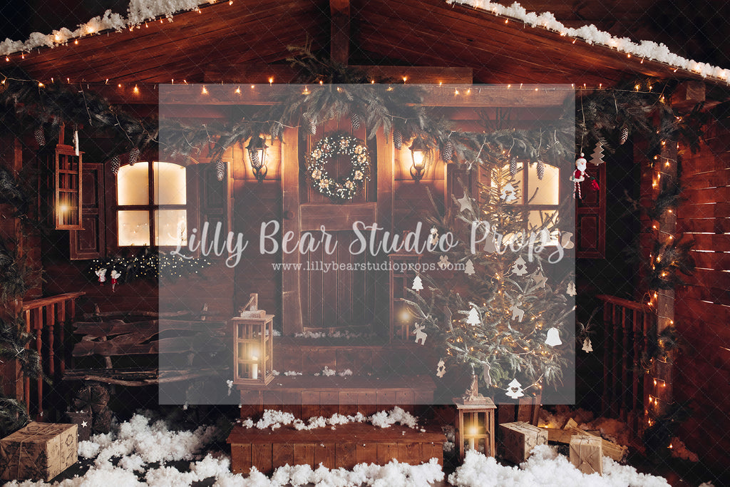 Christmas Den - Lilly Bear Studio Props, christmas, Cozy, Decorated, Festive, Giving, Holiday, Holy, Hopeful, Joyful, Merry, Peaceful, Peacful, Red & Green, Seasonal, Winter, Xmas, Yuletide