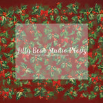 Christmas Holly - Lilly Bear Studio Props, christmas, Cozy, Decorated, Festive, Giving, Holiday, Holy, Hopeful, Joyful, Merry, Peaceful, Peacful, Red & Green, Seasonal, Winter, Xmas, Yuletide