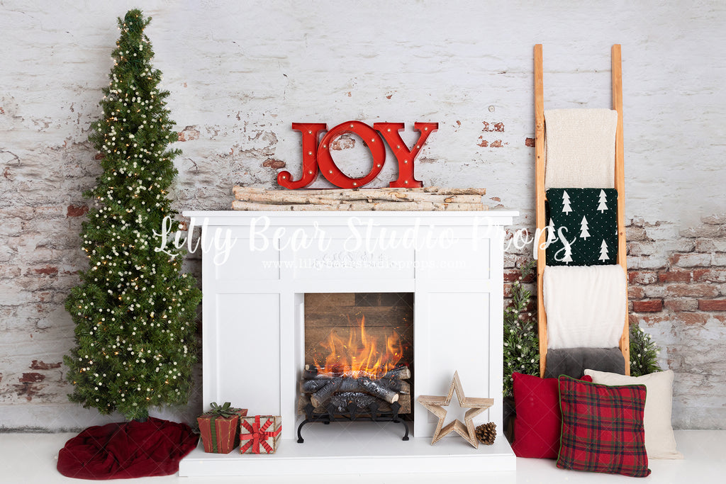 Christmas Joy by Meagan Paige Photography sold by Lilly Bear Studio Props, christmas - Fabric - holiday - Wrinkle Free