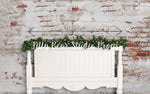 Christmas Magic Headboard by Meagan Paige Photography sold by Lilly Bear Studio Props, christmas - christmas headboard