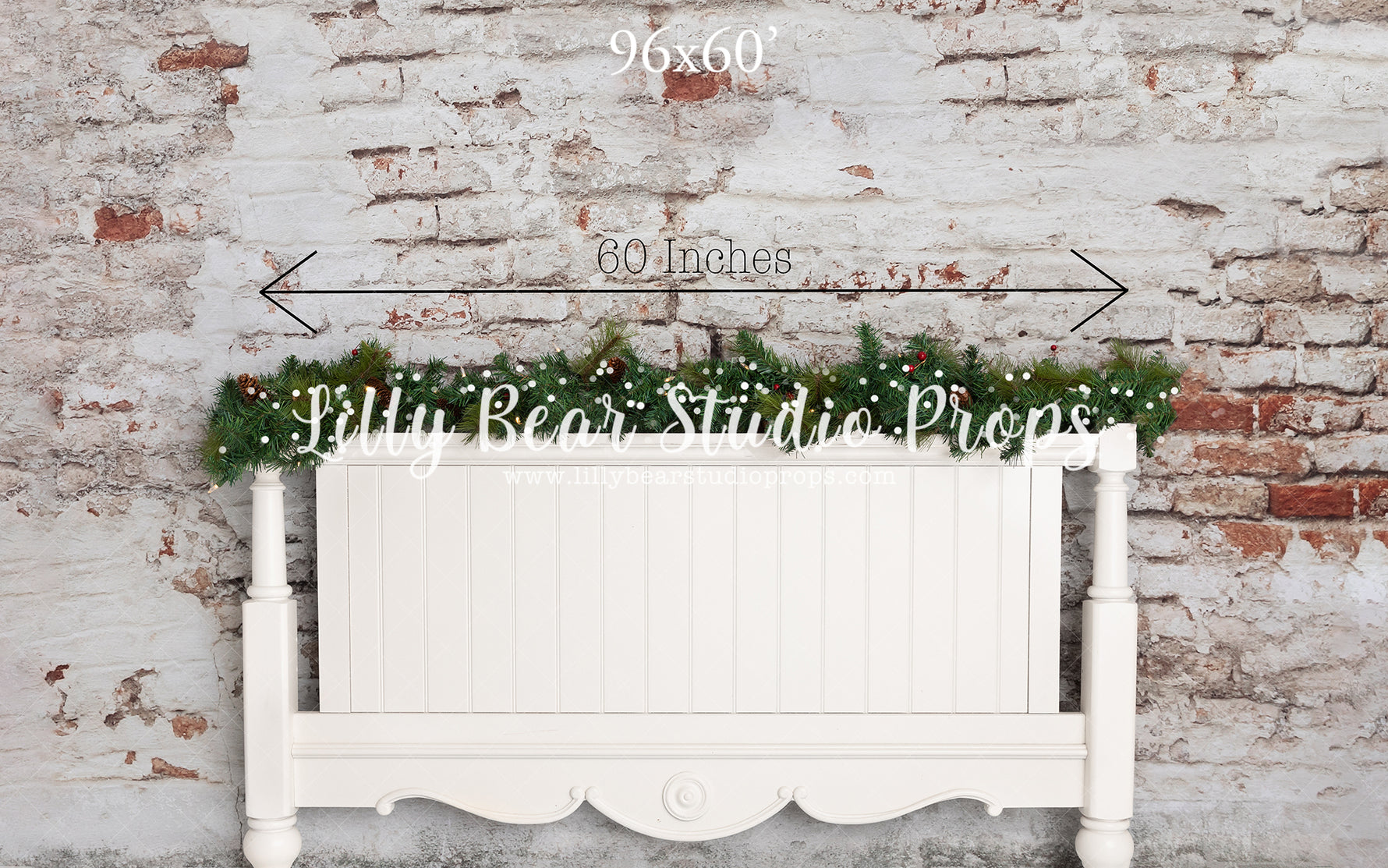 Christmas Magic Headboard by Meagan Paige Photography sold by Lilly Bear Studio Props, christmas - christmas headboard