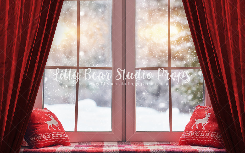 Christmas Morning by Lilly Bear Studio Props sold by Lilly Bear Studio Props, christmas - Fabric - holiday - Wrinkle Fr