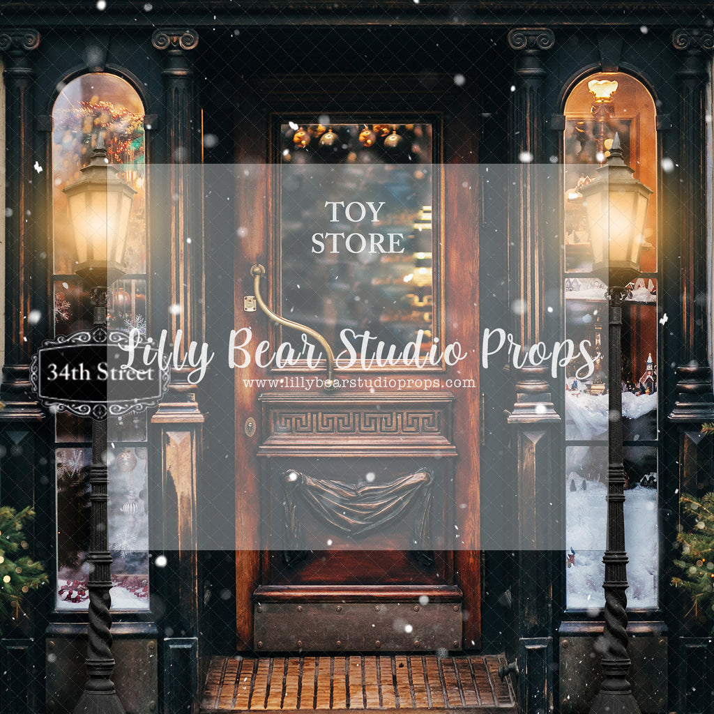 Christmas On 34th Street - Lilly Bear Studio Props, christmas, Cozy, Decorated, Festive, Giving, Holiday, Holy, Hopeful, Joyful, Merry, Peaceful, Peacful, Red & Green, Seasonal, Winter, Xmas, Yuletide