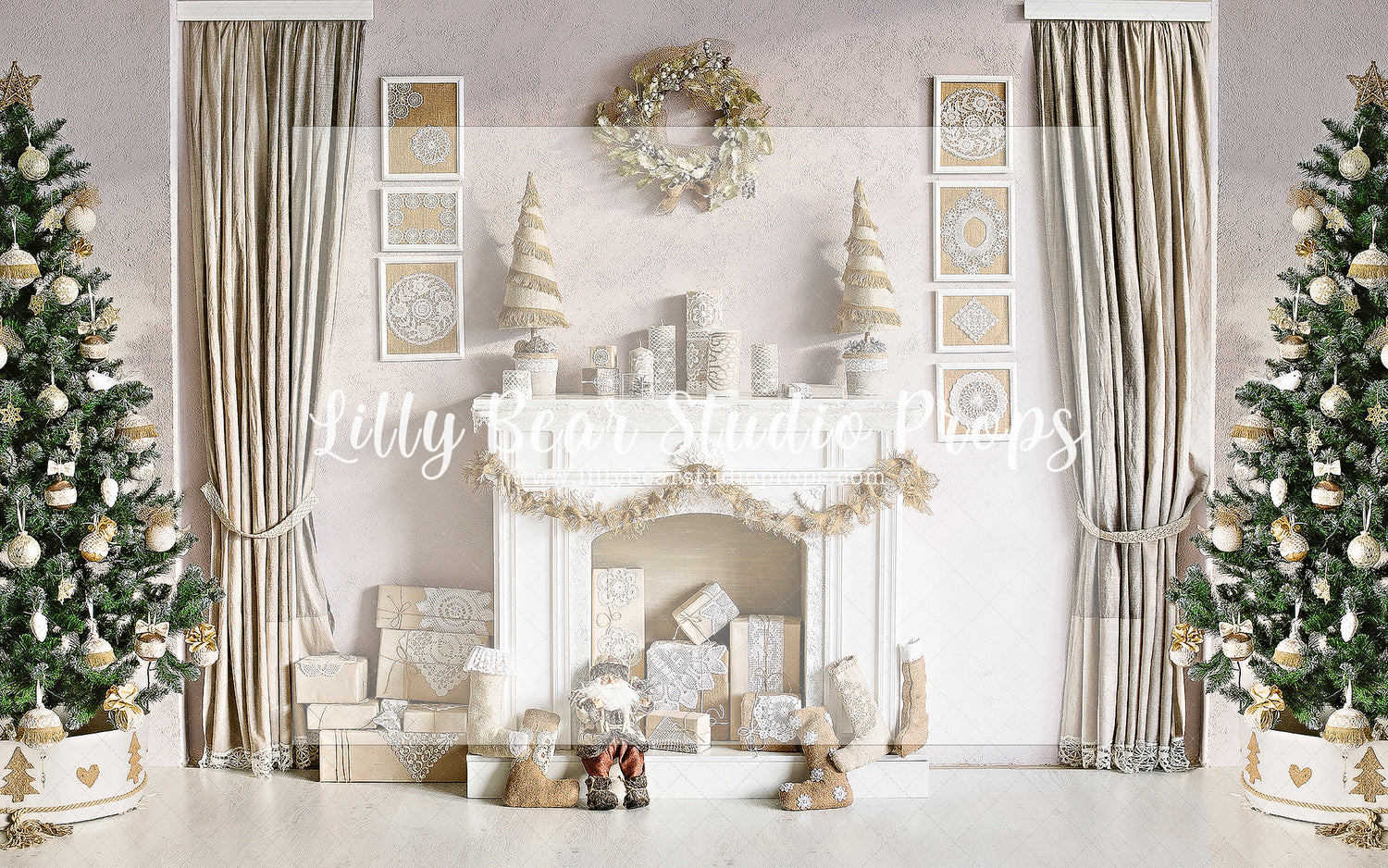 Christmas At Castle Hart - Lilly Bear Studio Props, christmas, Cozy, Decorated, Festive, Giving, Holiday, Holy, Hopeful, Joyful, Merry, Peaceful, Peacful, Red & Green, Seasonal, Winter, Xmas, Yuletide