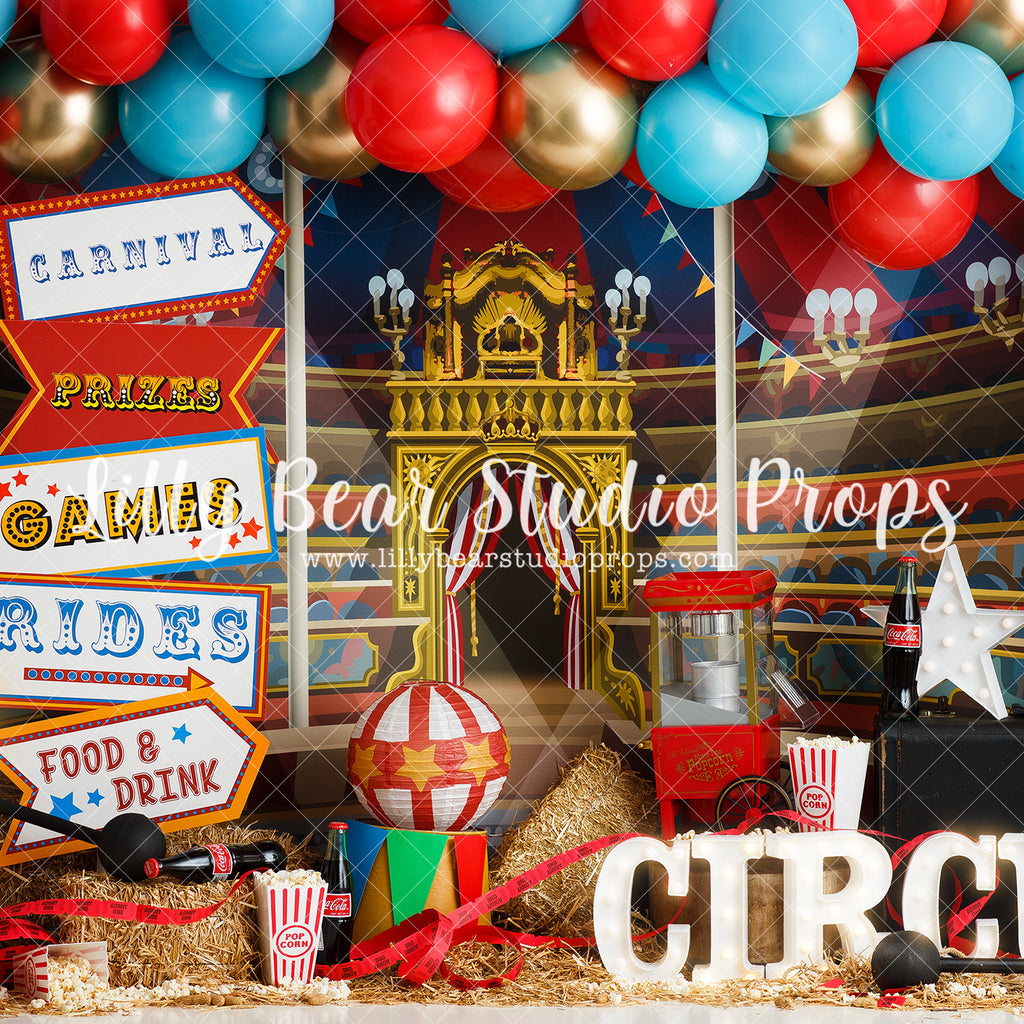 Circus Games - Lilly Bear Studio Props, big top, carnival, circus, circus fair, circus fun, circus horse, circus ride, circus tent, Fabric, FABRICS, fair, girl circus, lets go to the circus, magic circus, Wrinkle Free Fabric