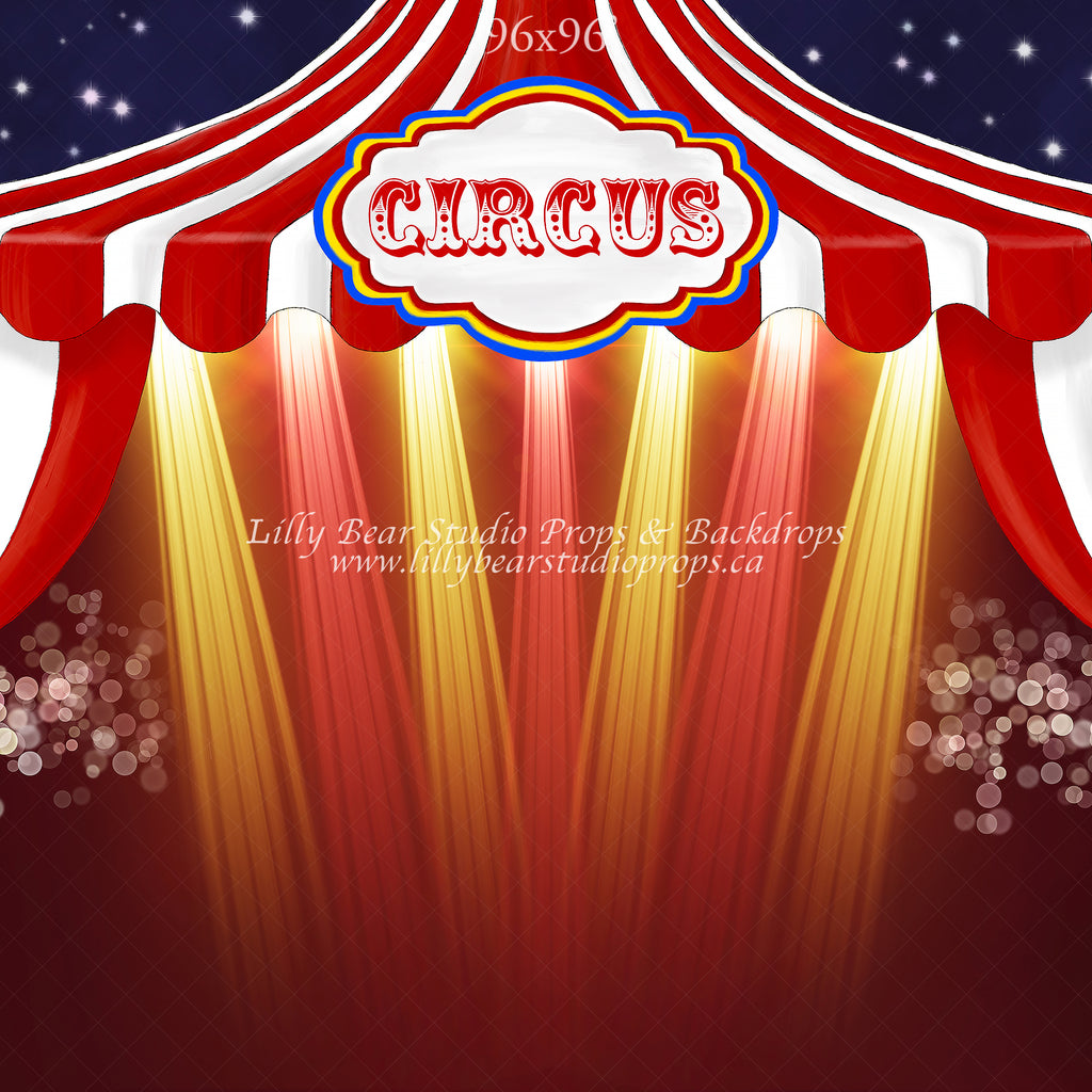 Circus by Jessica Ruth Photography sold by Lilly Bear Studio Props, circus - dumbo - Fabric - FABRICS - ringmaster - Wr