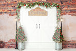 Classic Christmas Decorative Entry - Lilly Bear Studio Props, christmas, Cozy, Decorated, Festive, Giving, Holiday, Holy, Hopeful, Joyful, Merry, Peaceful, Peacful, Red & Green, Seasonal, Winter, Xmas, Yuletide