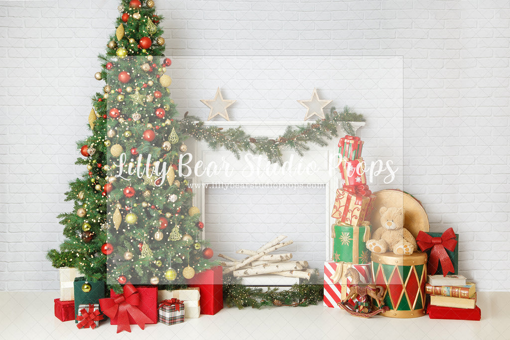 Come Home For Christmas - Lilly Bear Studio Props, christmas, Cozy, Decorated, Festive, Giving, Holiday, Holy, Hopeful, Joyful, Merry, Peaceful, Peacful, Red & Green, Seasonal, Winter, Xmas, Yuletide
