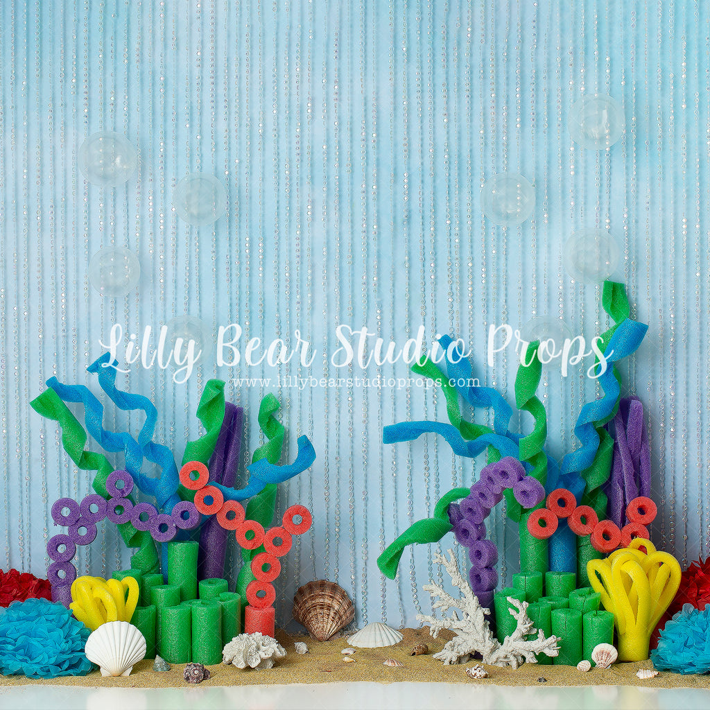 Coral Reef by Lilly Bear Studio Props sold by Lilly Bear Studio Props, baby shark - coral - Fabric - FABRICS - fish - o