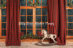 Cottage Holiday by Lilly Bear Studio Props sold by Lilly Bear Studio Props, christmas - Fabric - holiday - Wrinkle Free