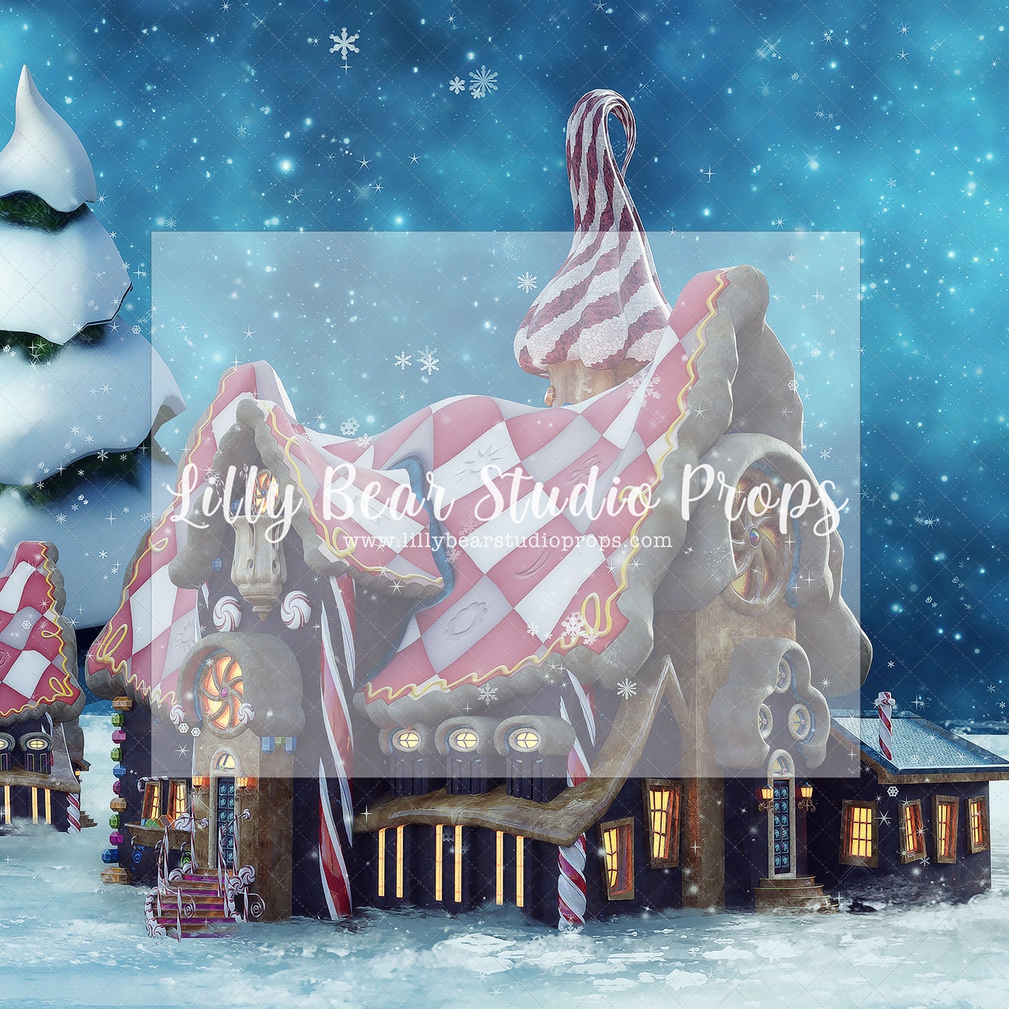 Cottage in the North - Lilly Bear Studio Props, christmas, Cozy, Decorated, Festive, Giving, Holiday, Holy, Hopeful, Joyful, Merry, Peaceful, Peacful, Red & Green, Seasonal, Winter, Xmas, Yuletide