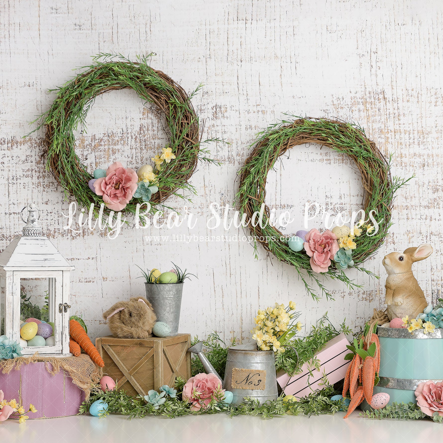 Cotton Tail by Sweet Memories Photos By Carolyn sold by Lilly Bear Studio Props, birthday - bunny - cake smash - easter