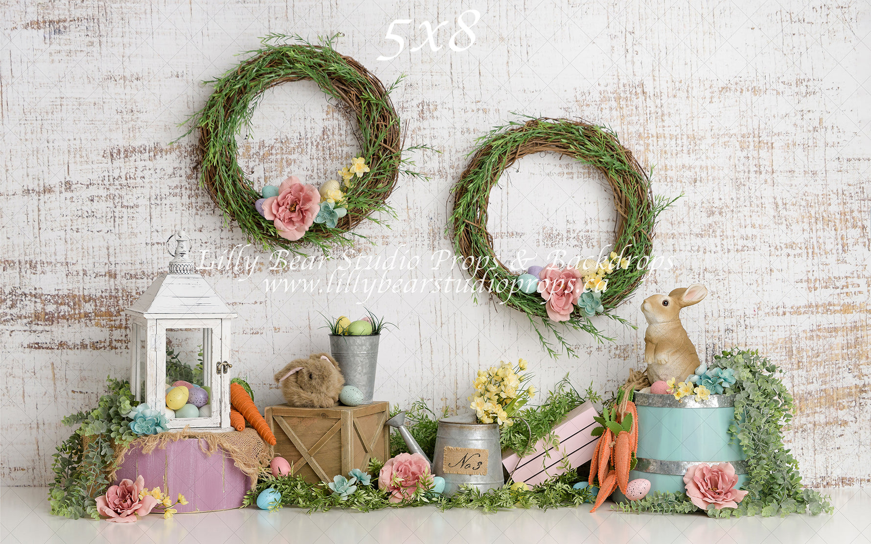 Cotton Tail by Sweet Memories Photos By Carolyn sold by Lilly Bear Studio Props, birthday - bunny - cake smash - easter
