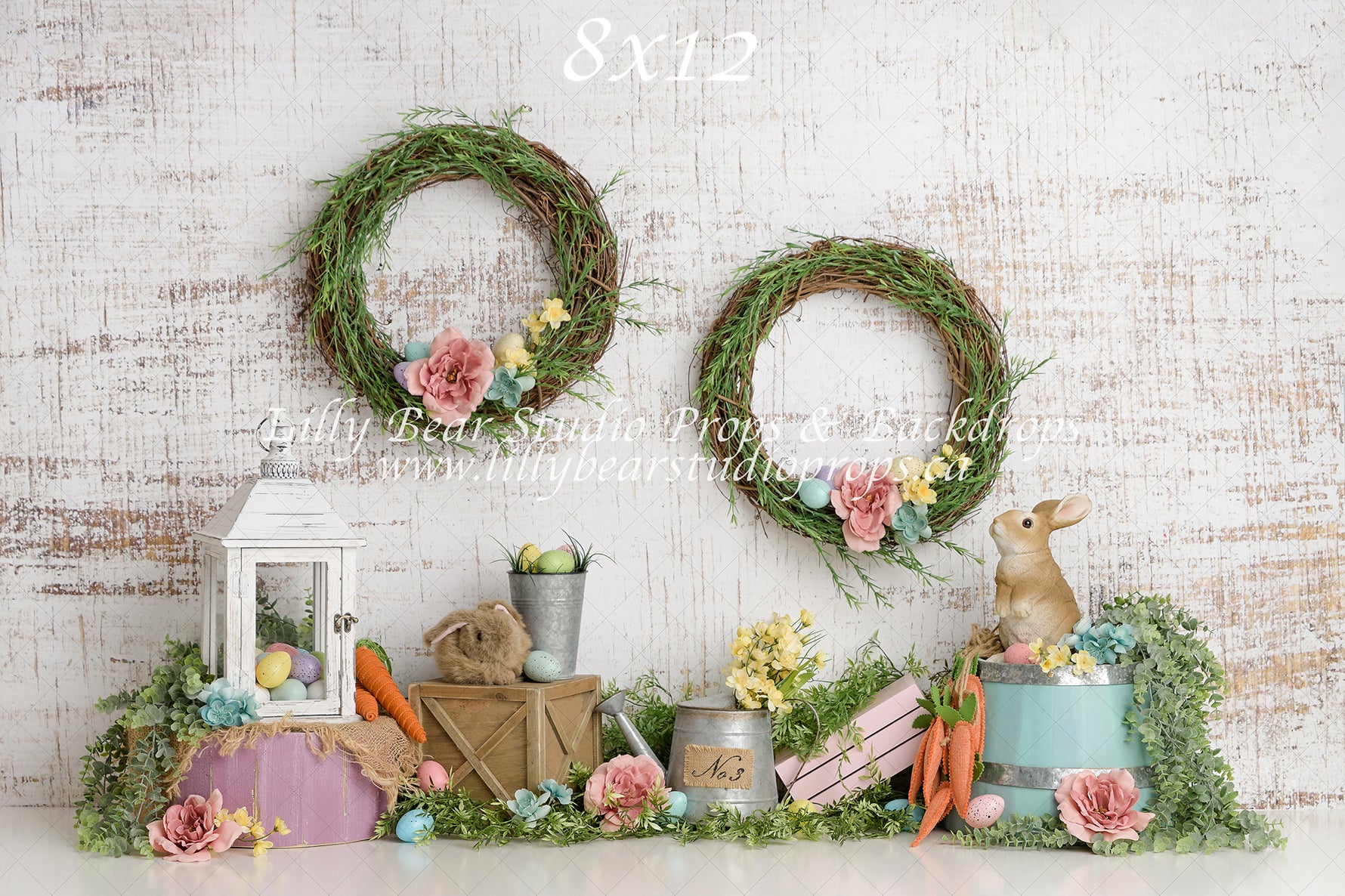 Cotton Tail by Sweet Memories Photos By Carolyn sold by Lilly Bear Studio Props, birthday - bunny - cake smash - easter