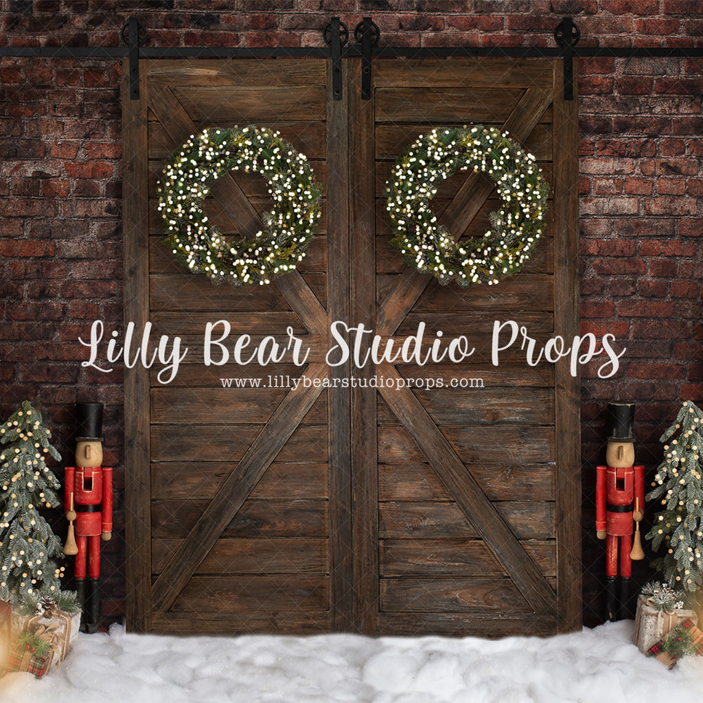 Country Christmas by Lilly Bear Studio Props sold by Lilly Bear Studio Props, christmas - Fabric - holiday - winter - W
